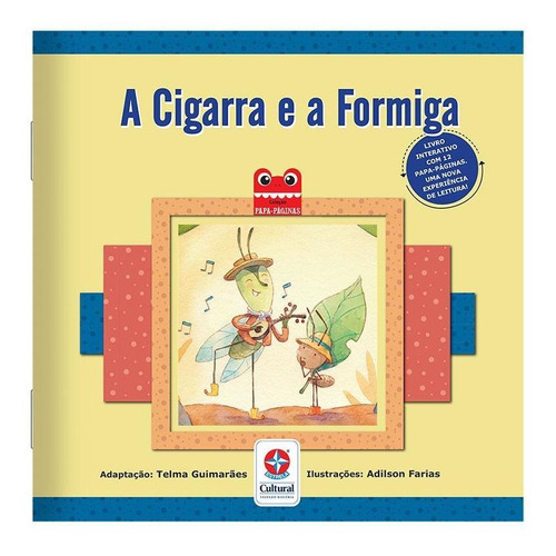 Livro A Cigarra E A Formiga         