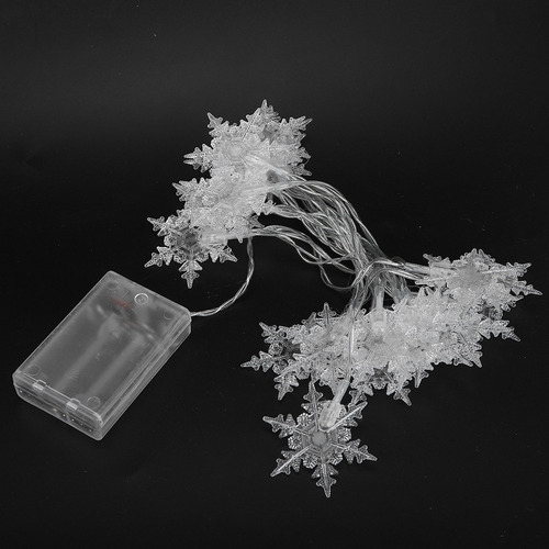Luces De Navidad Led Con Forma De Copo De Nieve De 3 Metros