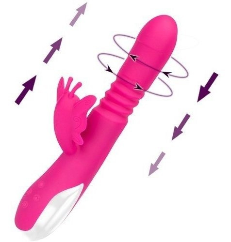 Vibrador Estiramiento Velocidades Recargable Motor Dual