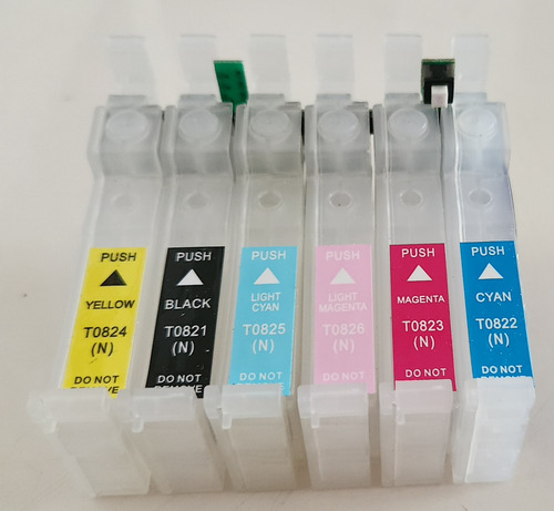Cartuchos Recargables Para Epson 821nr T50 Tx700 Tx720 Tx730