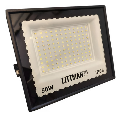 Lampara Reflector Led 50w Littman 100-265v Multivoltaje Ip66