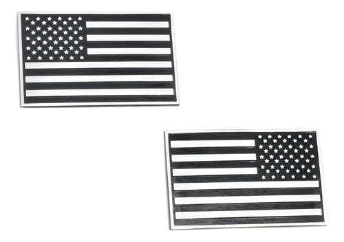 Lfparts Usa Bandera De Metal 3d X2 Emblema Para Autos Y Cami