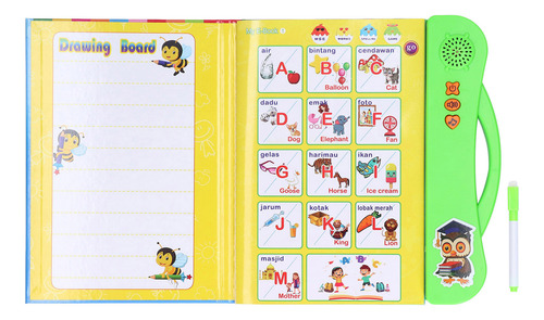 Libro De Sonido Green Abc, Electrónico, Inglés, Malayo
