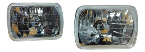 Par Faros Ford Pick Up Cristal F/osram 1980 82 83 84 85 1986 Ambos Lados