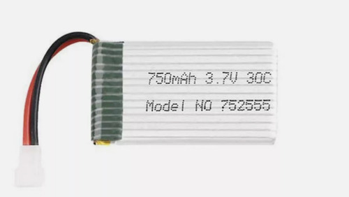 Bateria Lipo 750mah 1s 3.7v 30c Rc Heli Avion