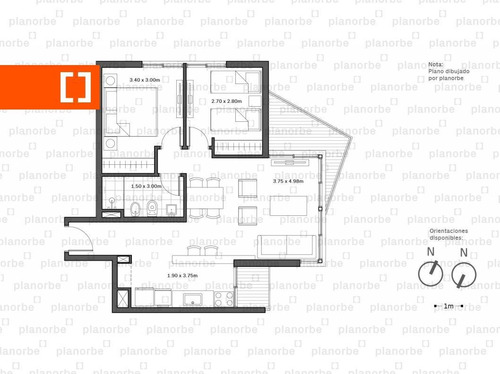 Venta De Apartamento Obra Construcción 2 Dormitorios En Centro, Nostrum Bay Unidad 2005