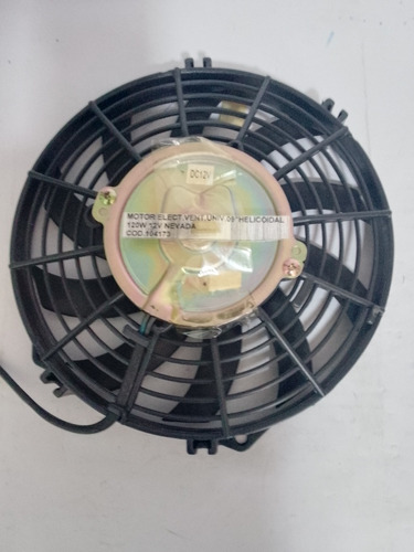 Electroventilador Universal 9  120w 12v Helicoidal 