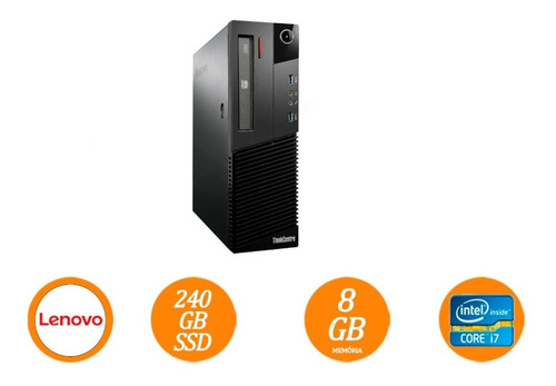 Desktop Lenovo Thinkcentre M93p Intel Core I7 Ssd 240gb 8gb