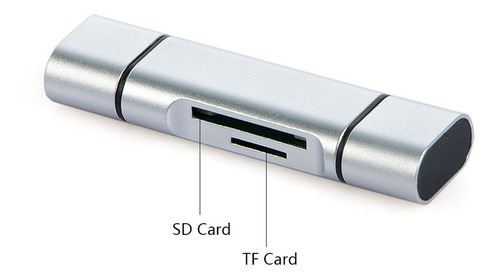Imagen 10 de 11 de Tarjeta De Memoria Sd 3 En 1 Usb Tipo C / Usb / Micro Usb Tf