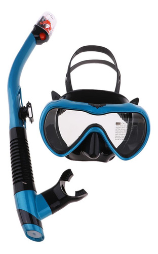 Equipo De Buceo Óptico Conjunto De Snorkel Azul