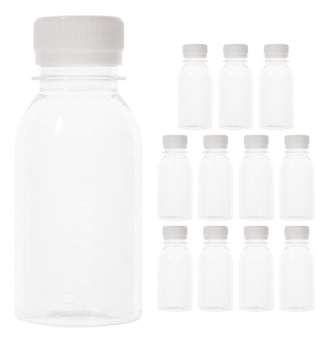 Botellas Transparentes Portátiles De Leche, 12 Unidades