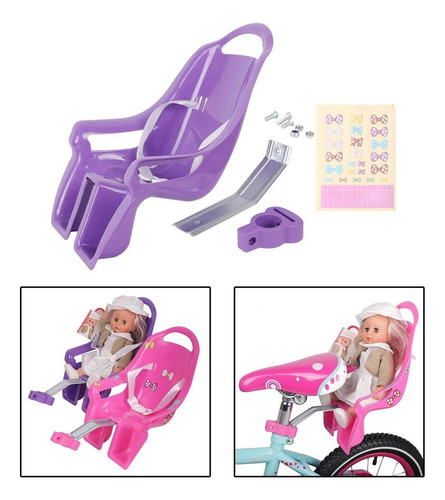 . Asiento Bicicleta Muñeca For Niña Con Acceso Adesiv