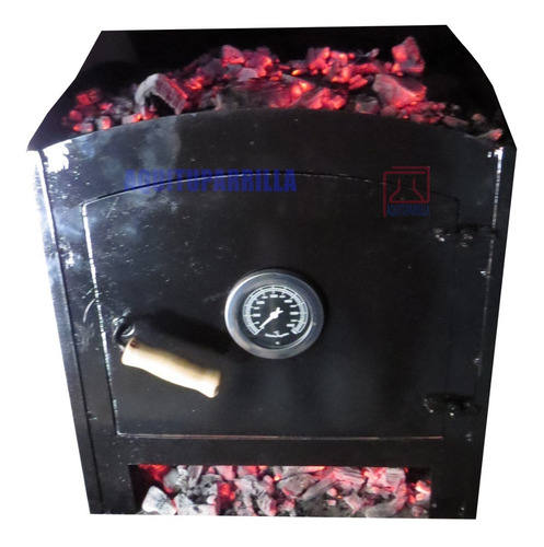Imagen 1 de 4 de Horno Chapa Reforzada A Carbon O Leña 3 Niveles De Coccion