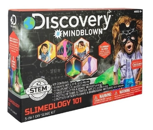 Kit Slime Discovery Kids Slimeology 101 Varias Creaciones