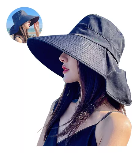 Sombrero Para Sol Mujer Playa Visera Uv | MercadoLibre