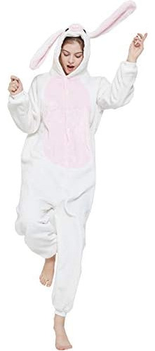 Anbota Disfraz De Conejito De Pascua Conejo Onesie Para Adul