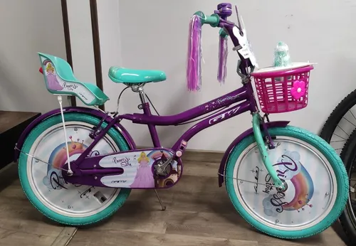 Bicicleta Niña Rin 20 X 2 Sin Cambios - Rosado