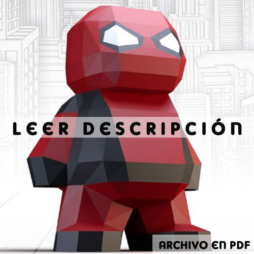 Papercraft Para Armar Deadpool Gordito Y Chiquito