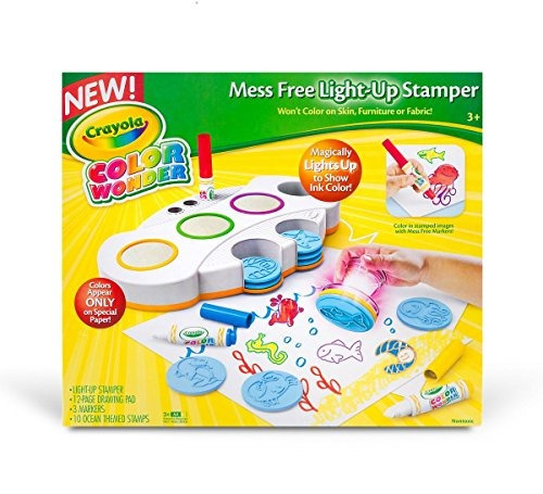 Crayola Color Wonder Mess Estampado Light-up Gratis, Regalo