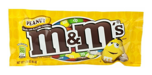 Confites M&ms Peanut (mani) 49,3 Grs Origen Ee Uu