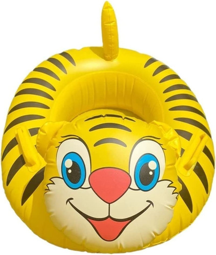 Salvavidas Tigre Inflable Flotador 2-5 Años Asiento Niños