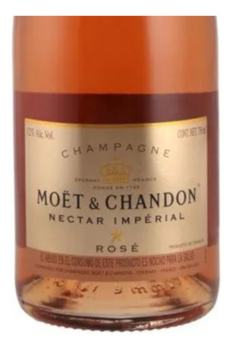 Pack De 6 Champagne Moet & Chandon Niro Luminous 1.5 L