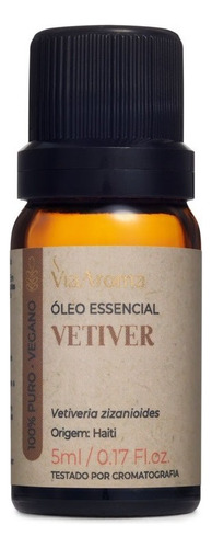 Óleo Essencial De Vetiver - 5ml Via Aroma