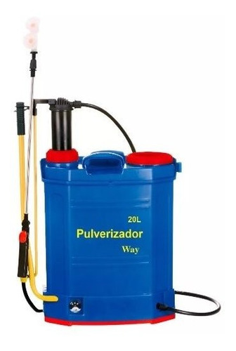 Pulverizador 2x1 Elétrico E Manual Costal 20l Bateria 2 Em 1