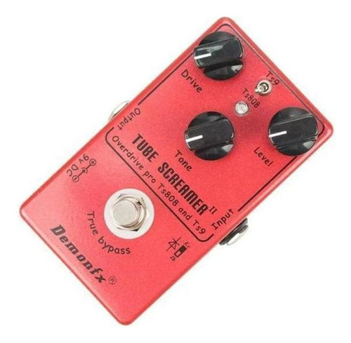 Pedal Demonfx Tube Screamer 2 Overdrive Ts808 Ts9