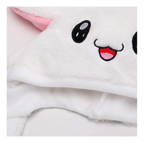 Ear Bunny With Bunny Ears In Mobile Hat.