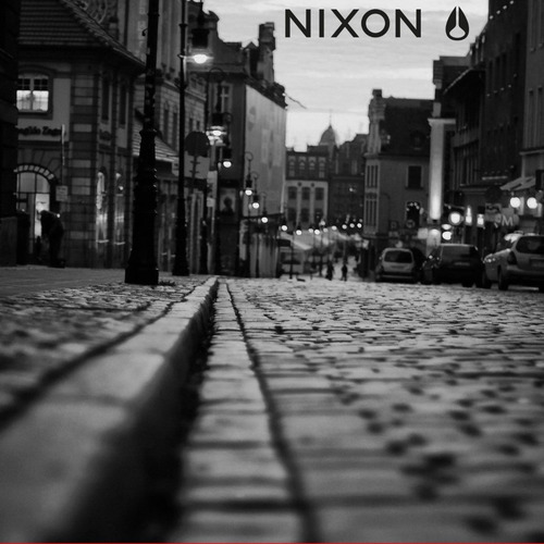 Reloj Nixon A465008 Cuadrante Acero Malla De Cuero 10 Atm