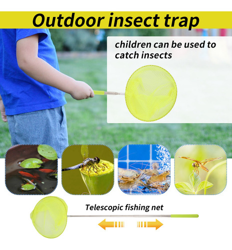 Bolsa De Red De Pesca Para Atrapar Mariposas Al Aire Libre