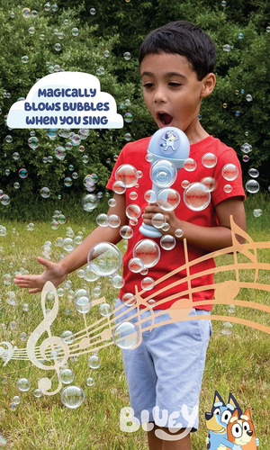 Bluey Dance Mode Bubble Machine Y Toy Micrófono | Toy Bluey