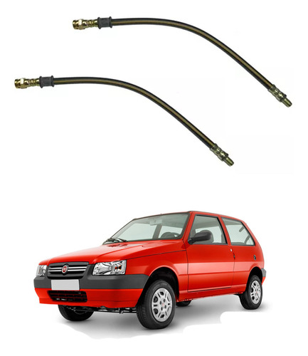 Flexible Freno Fiat Uno Delantero Juego X 2