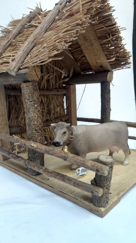 Imagen 3 de 6 de Pesebre Para Nacimientos Madera, Hecho En México