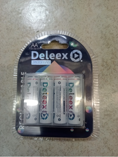 Pila Recargable Original Marca Delex Doble A Y Triple A