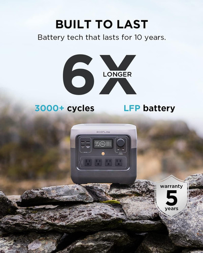 Generador Eléctrico Portátil Ecoflow River 2 Pro 800w//768wh
