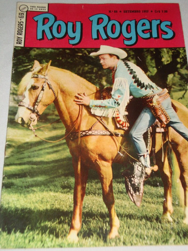 Roy Rogers 69 De 1957 Ebal Novo Quase Banca Frete Grátis