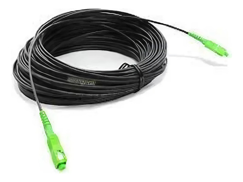 500 Metros Cabo Fibra Óptica Drop 1 Fo Conectorizado Sc-apc
