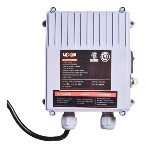 Bomba Sumergible Pozo Luxus 2hp 4 Pulgadas Con Tablero