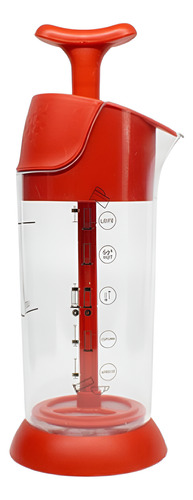Pressca Espumador De Leche Manual Rojo