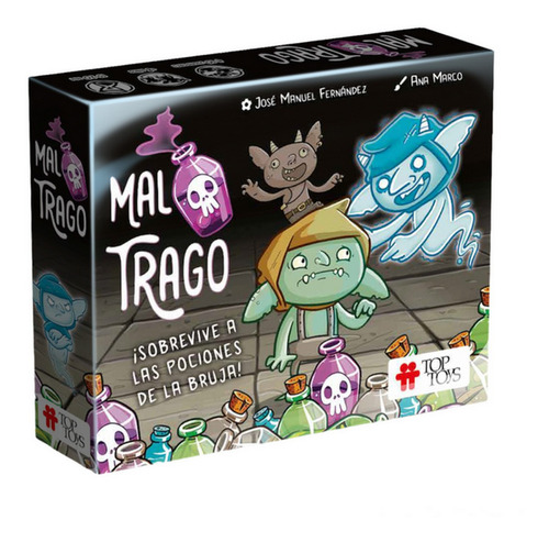 Mal Trago Juego De Mesa Familiar 4 A 10 Jugadores Top Toys