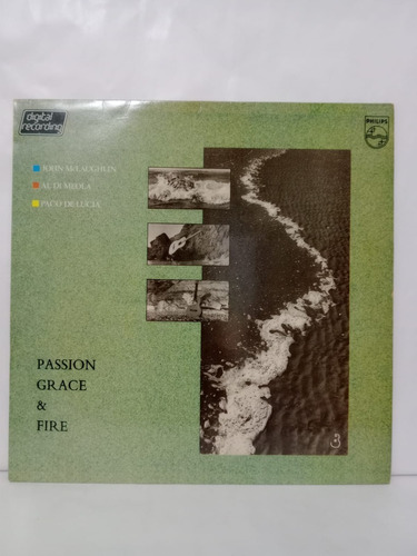 Mclaughlin, Di Meola, De Lucía- Passion, Grace & Fire (lp)