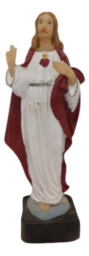 Religioso Sagrado Corazón Jesús 11cm Pvc Irrompible Nuevo