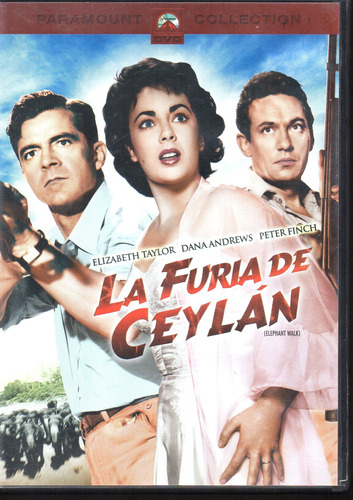 La Furia De Ceylán/ Elizabeth Taylor Dana Peter Película Dvd