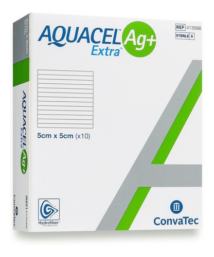 Aquacel Ag+ Extra 5*5 /caja 10pz