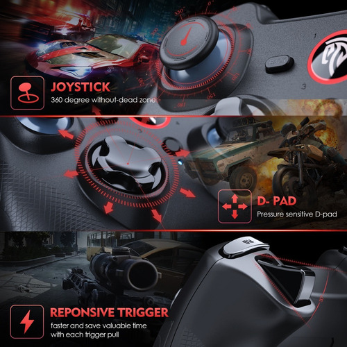 Joystick Inalámbrico Gamepad Easysmx Esm-9101 Para Switc/pc