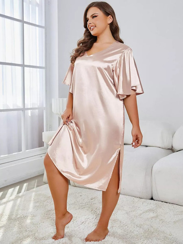 Camisones De Talla Grande Camisón Con Cuello En V