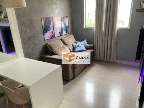 Imagem 3 de 12 de Apartamento Com 2 Dormitórios À Venda, 47 M² Por R$ 215.000,00 - Loteamento Parque São Martinho - Campinas/sp - Ap8378