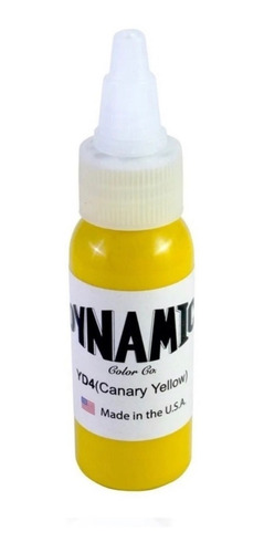 Tinta  Dynamic Ink Color Amarillo Canary Yellow 1 Oz  